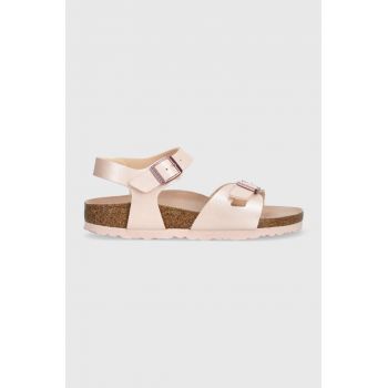 Birkenstock sandale copii Rio Kids BF culoarea roz