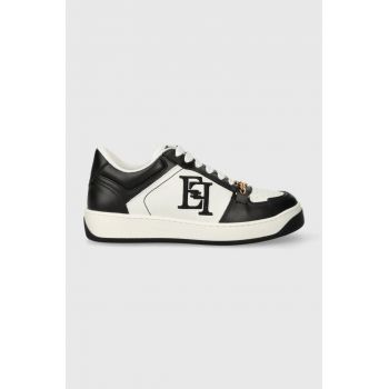 Elisabetta Franchi sneakers din piele culoarea negru SA54G41E2 la reducere