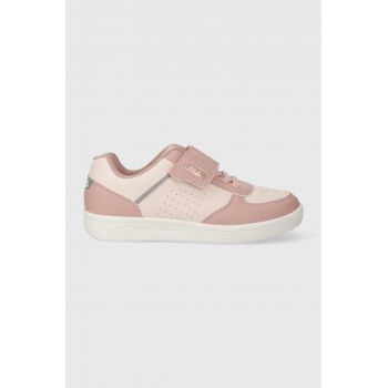 Fila sneakers pentru copii C. COURT CB velcro culoarea roz