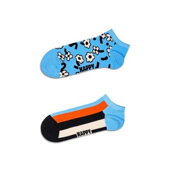 Happy Socks sosete Blue Low Socks 2-pack