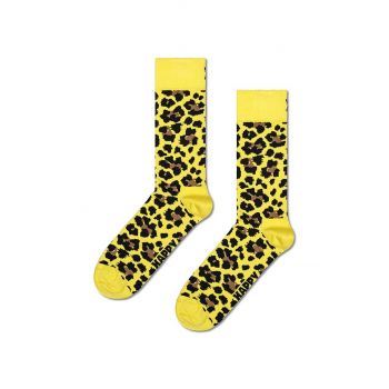 Happy Socks sosete Leo culoarea galben ieftine