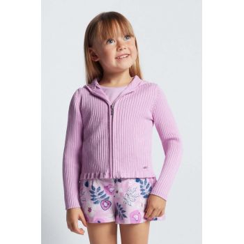 Mayoral bluza copii culoarea violet, neted de firma original