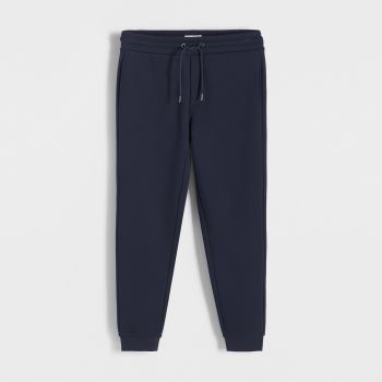 Reserved - Pantaloni de molton regular fit - Bleumarin