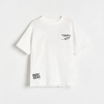 Reserved - T-shirt oversize - Ivory