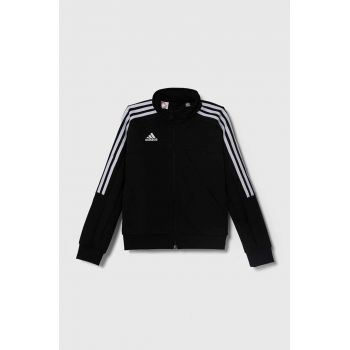 adidas bluza copii culoarea negru, cu imprimeu