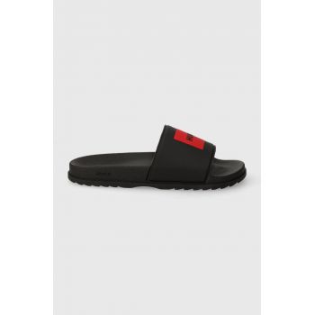 HUGO papuci Match barbati, culoarea negru, 50505377 de firma originali