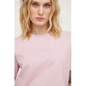 Marc O'Polo tricou din bumbac femei, culoarea roz ieftin