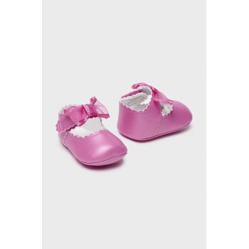 Mayoral Newborn pantofi pentru bebelusi culoarea roz de firma original