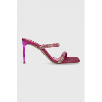 Steve Madden papuci Emporium-R femei, culoarea roz, cu toc cui, SM11002984