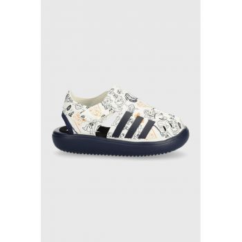 adidas sandale copii WATER SANDAL YJ I x Star Wars culoarea alb ieftine