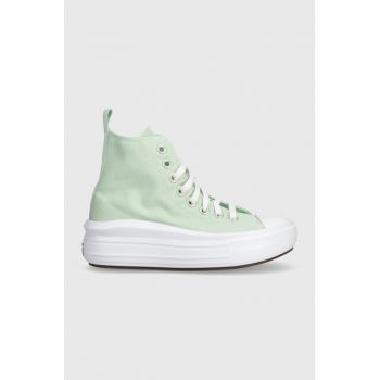 Converse tenisi copii culoarea verde de firma originali