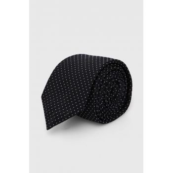 HUGO cravată de mătase culoarea negru 50494297 de firma originala