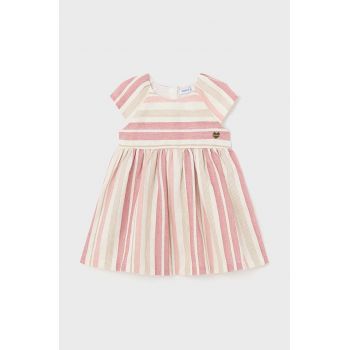 Mayoral rochie bebe culoarea portocaliu, mini, evazati