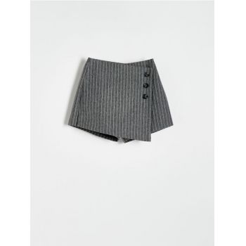 Reserved - Fustă pantalon - gri-închis ieftina
