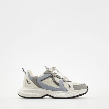 Reserved - Sneakers cu talpă groasă - Ivory