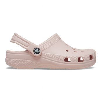 Saboți Crocs Classic Toddlers New clog Roz - Quartz de firma originali