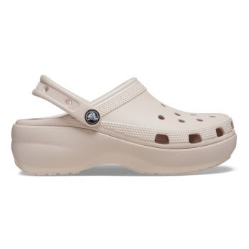 Saboți Crocs Women's Classic Platform Clog Roz - Quartz ieftini