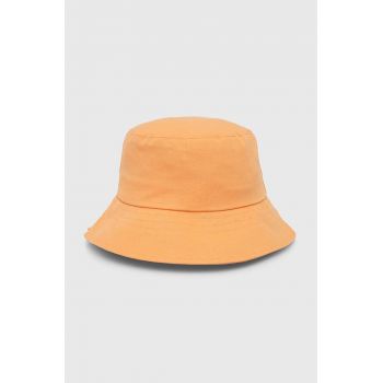 United Colors of Benetton pălărie din bumbac pentru copii culoarea portocaliu, bumbac de firma originala