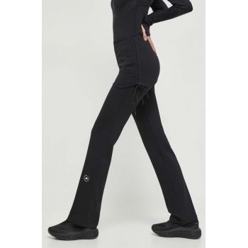 adidas by Stella McCartney pantaloni de antrenament culoarea negru, uni IN3650 de firma original