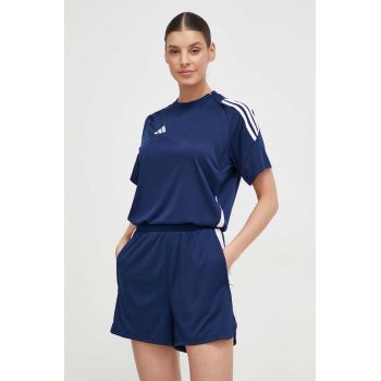 adidas Performance costum de antrenament Tiro 24 culoarea bleumarin, cu decolteu rotund IR9345