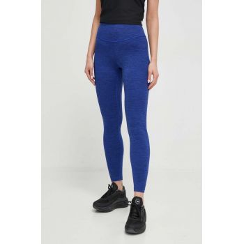 adidas Performance colanți de antrenament All Me culoarea bleumarin, melanj IT9152