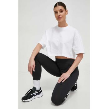 adidas tricou din bumbac femei, culoarea alb IQ3698