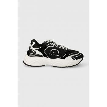 Karl Lagerfeld sneakers KOMET culoarea negru, KL65638