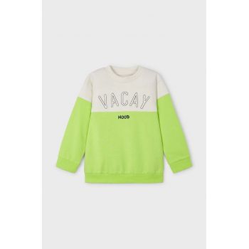 Mayoral bluza copii culoarea verde, cu imprimeu ieftin