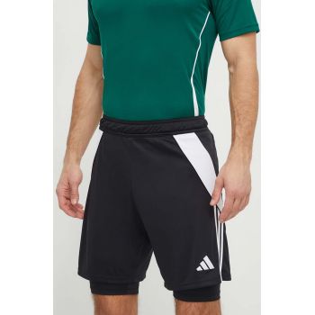 adidas Performance pantaloni scurți de antrenament Tiro 24 culoarea negru IJ5605