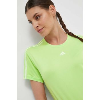 adidas Performance tricou de antrenament Training Essentials culoarea verde IS4213