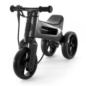 Bicicleta copii 2-5 ani, fara pedale, Funny Wheels Rider Supersport In AllBlack Limited, FUNNY WHEELS RIDER FW516354