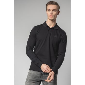 Bluza polo din amestec de bumbac