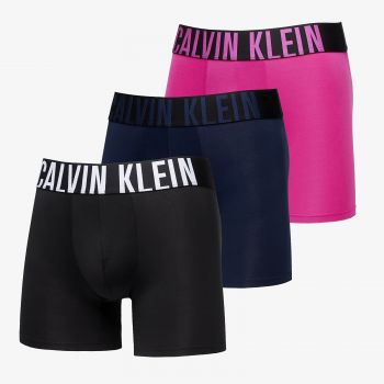 Calvin Klein Intense Power Boxer Brief 3-Pack Hot Pink/ Black/ Blue Shadow de firma originali