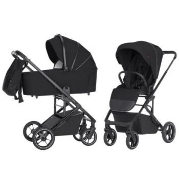 Carucior troller reversibil (max. 22 Kg) Carrello ALFA 2 in 1 Midnight Black ieftin