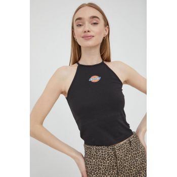 Dickies top femei, culoarea negru