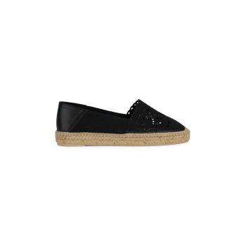 Geox espadrile D LAMPEDUSA culoarea negru, D45V0D 0DS10 C9999 de firma originale