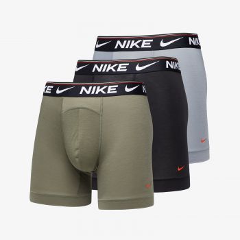 Nike Dri-FIT Ultra Comfort Boxer Brief 3-Pack Cool Grey/ Medium Olive/ Black de firma originali