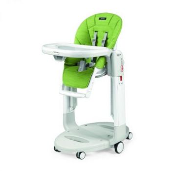 Scaun de masa 3 in 1 Peg Perego Tatamia Follow Me, 0-15 Kg, WonderGreen, Verde