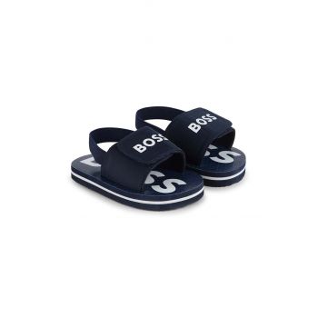 BOSS sandale copii culoarea albastru marin