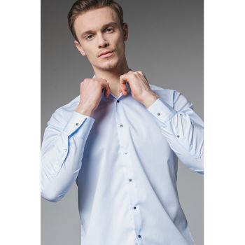 Camasa regular fit cu guler clasic de firma originala