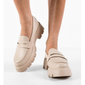 Pantofi Casual Lea Bej