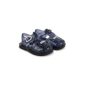 BOSS sandale copii culoarea albastru marin ieftine