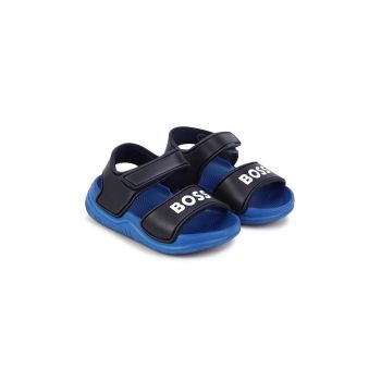 BOSS sandale copii culoarea albastru marin ieftine