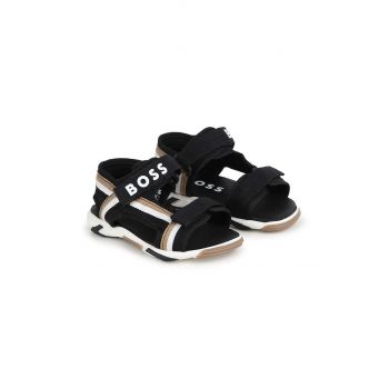BOSS sandale copii culoarea negru de firma originale