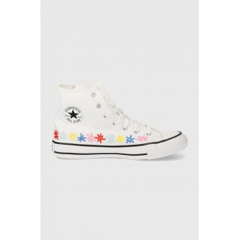 Converse tenisi copii culoarea alb ieftini