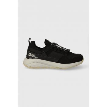 Jack Wolfskin pantofi Dromoventure Athletic Low femei, culoarea negru