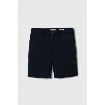 Pepe Jeans pantaloni scurti copii THEODORE SHORT culoarea albastru marin, talie reglabila ieftini