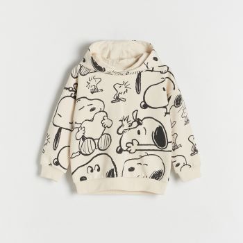 Reserved - Hanorac oversized Snoopy - Ivory