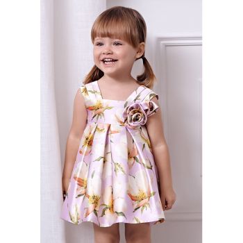 Rochie evazata cu dantela crosetata