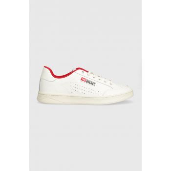 Diesel sneakers din piele S-Athene culoarea alb, Y03282-P5576-HA114